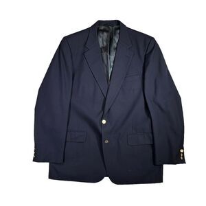 Vintage Burberrys Double Button Navy Blazer Suit Jacket Men's‎